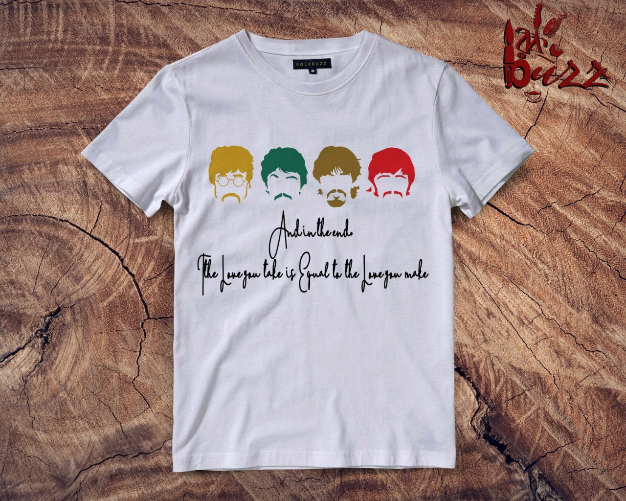 Beatles lyrics shop t shirts