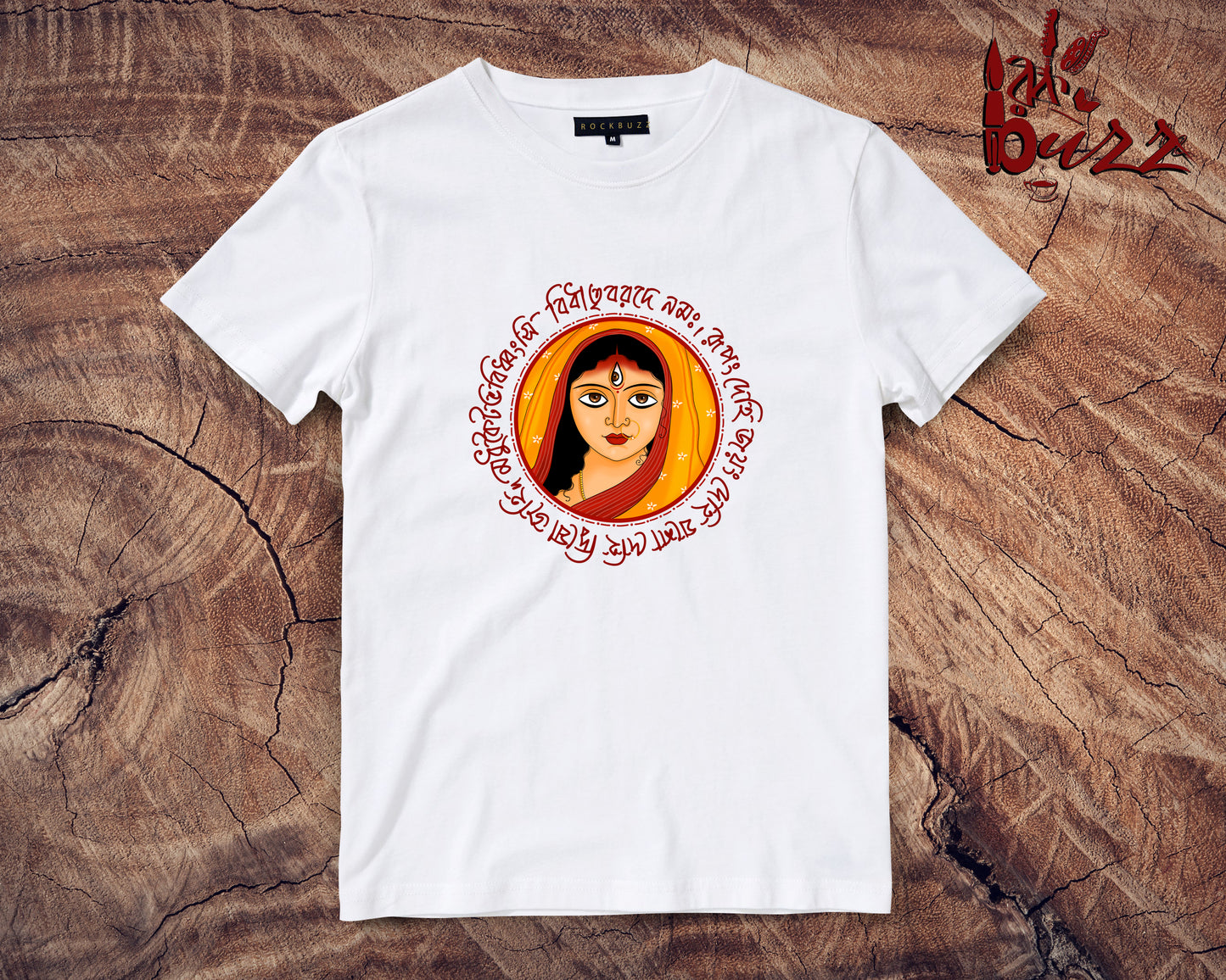 Jayang dehi durga bengali printed tshirt